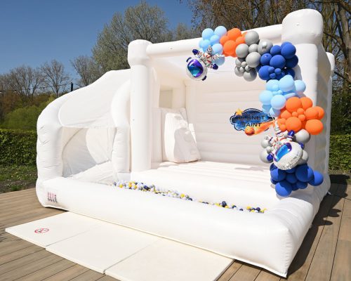 Springkussen XXL - wit